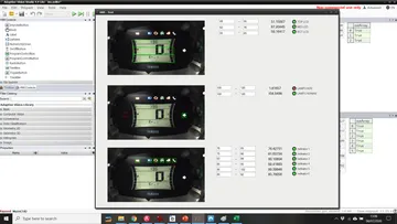 Pengecekan panel LCD speedometer