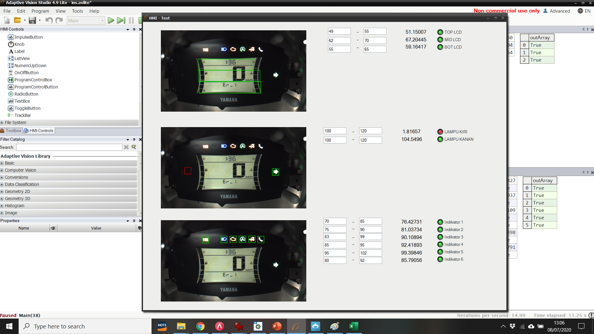 Studi Kasus: Pengecekan Panel LCD Speedometer Kendaraan dengan Machine Vision (OCR/OAV)